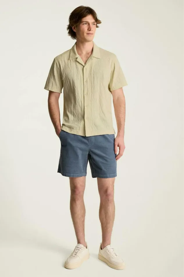 Men Resort Jacquard Cabana Shirt Light Beige Bonobos Casual Shirts