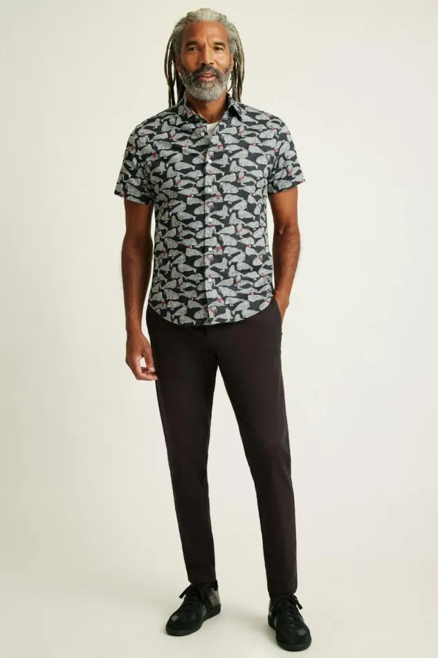 Men Riviera Short Sleeve Shirt Blue Winter Walrus Bonobos Short Sleeve Shirts Men Riviera Short Sleeve Shirt Blue Winter Walrus Bonobos Short Sleeve Shirts