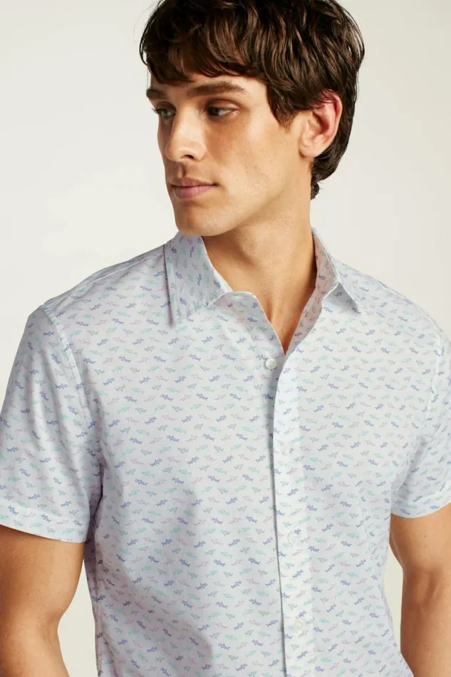 Men Riviera Short Sleeve Shirt White Sofishticated Bonobos Short Sleeve Shirts