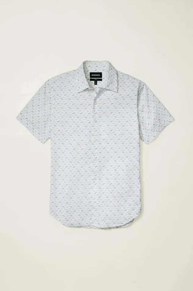 Men Riviera Short Sleeve Shirt White Sofishticated Bonobos Short Sleeve Shirts