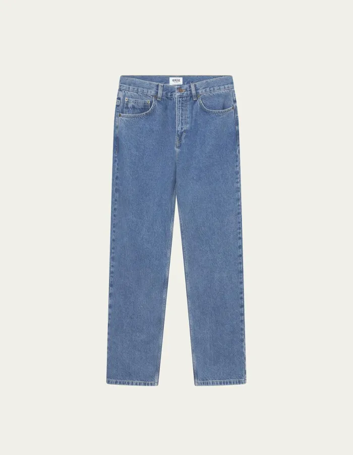 Men Roi Yale Bulldog Denim Pants 8211 Medium Indigo Wash Les Deux Pants