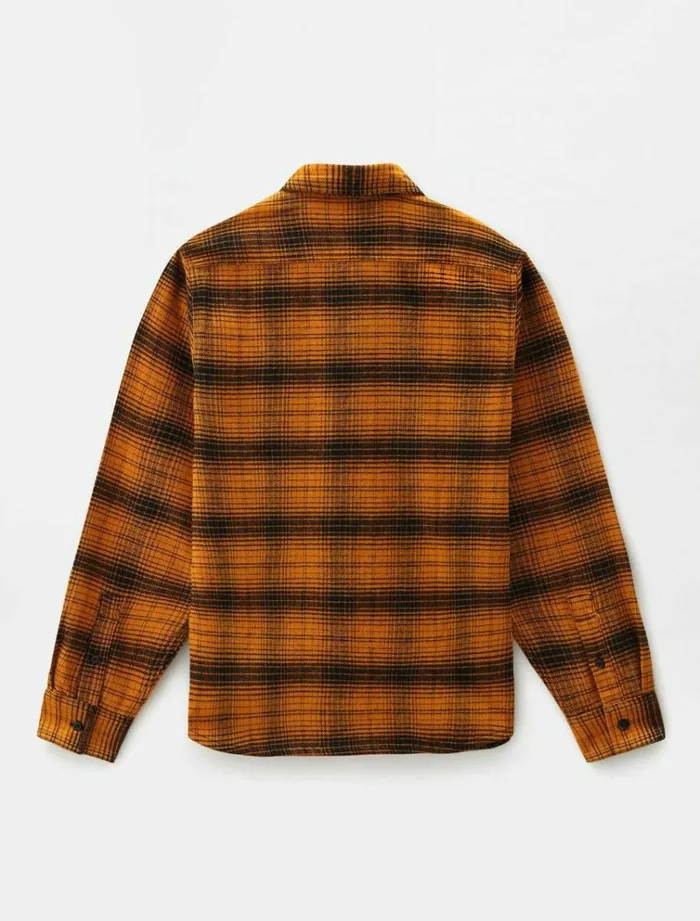 Men Shirts Dickies Evansville Long Sleeve Shirt Pumpk Spice