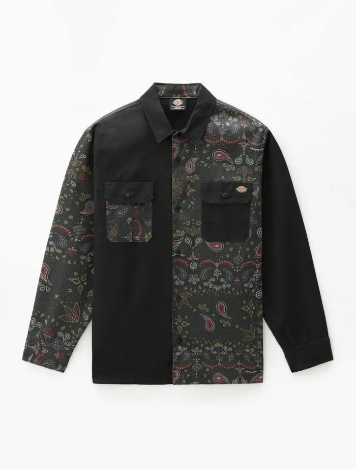 Men Shirts Dickies Reworked Shirt Black