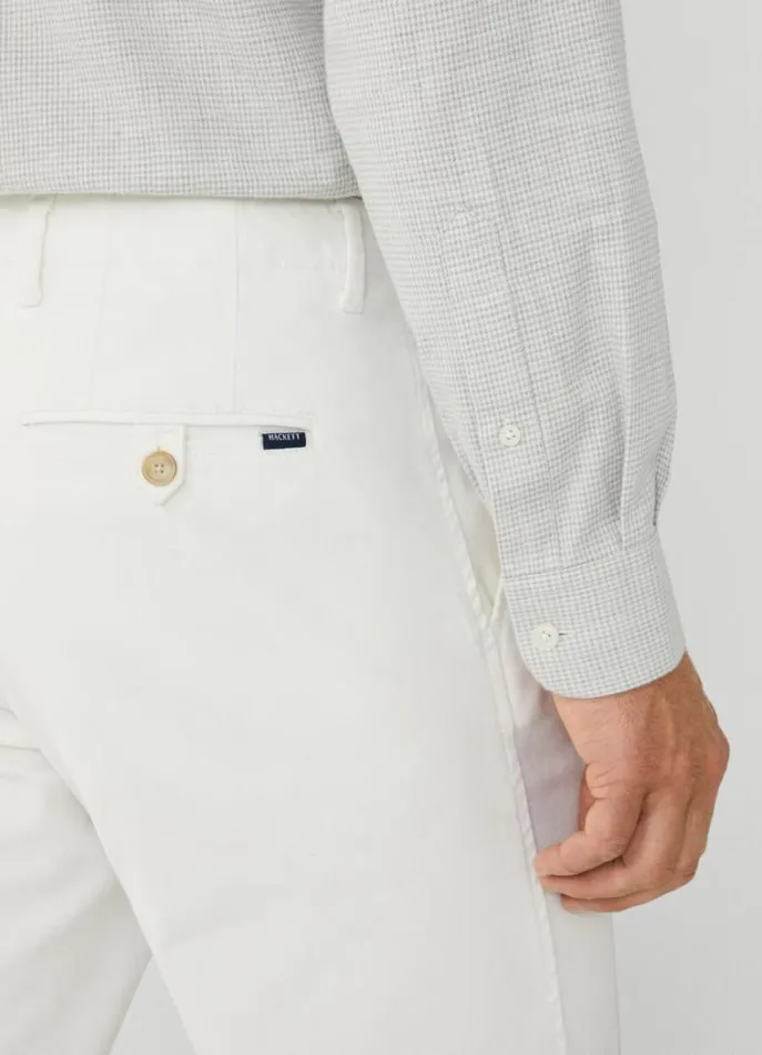 Men Shirts Hackett London Classic Fit Dogtooth Shirt Greywhite