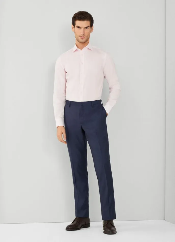 Men Shirts Hackett London Slim Fit Poplin Shirt Pink