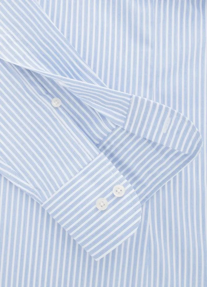 Men Shirts Hackett London Slim Fit Striped Shirt Bluewhite