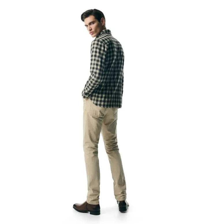 Men Shirts Tom Ford Western Check Shirt Combo Dark Green Men Shirts Tom Ford Western Check Shirt Combo Dark Green