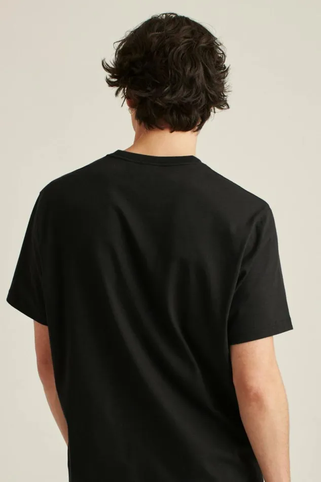 Men Short Sleeve Logo Tee Black Logo Bonobos Short Sleeve Tees