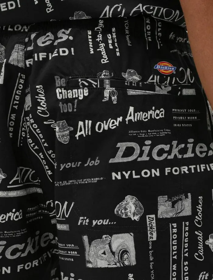 Men Shorts Dickies Pillager Short Black