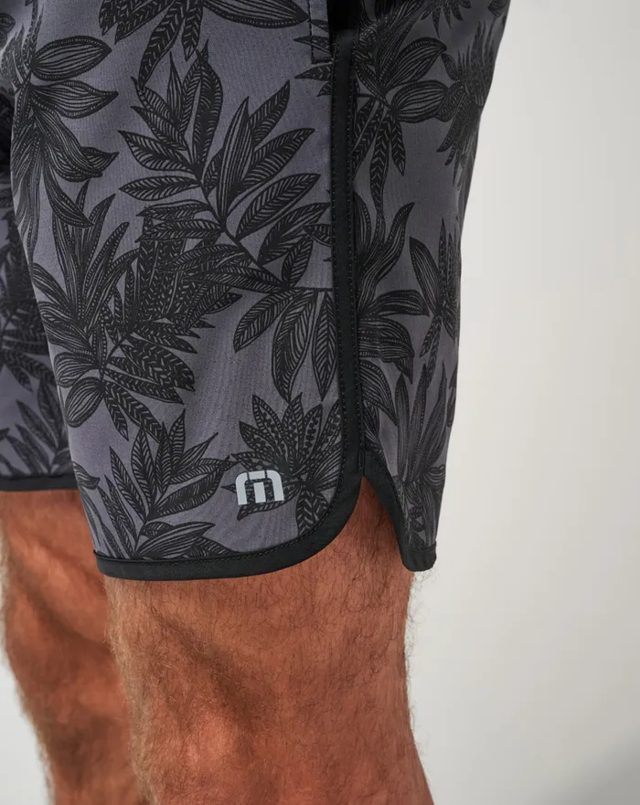 Men Shorts TravisMathew NO WAKE ZONE BOARDSHORT Black