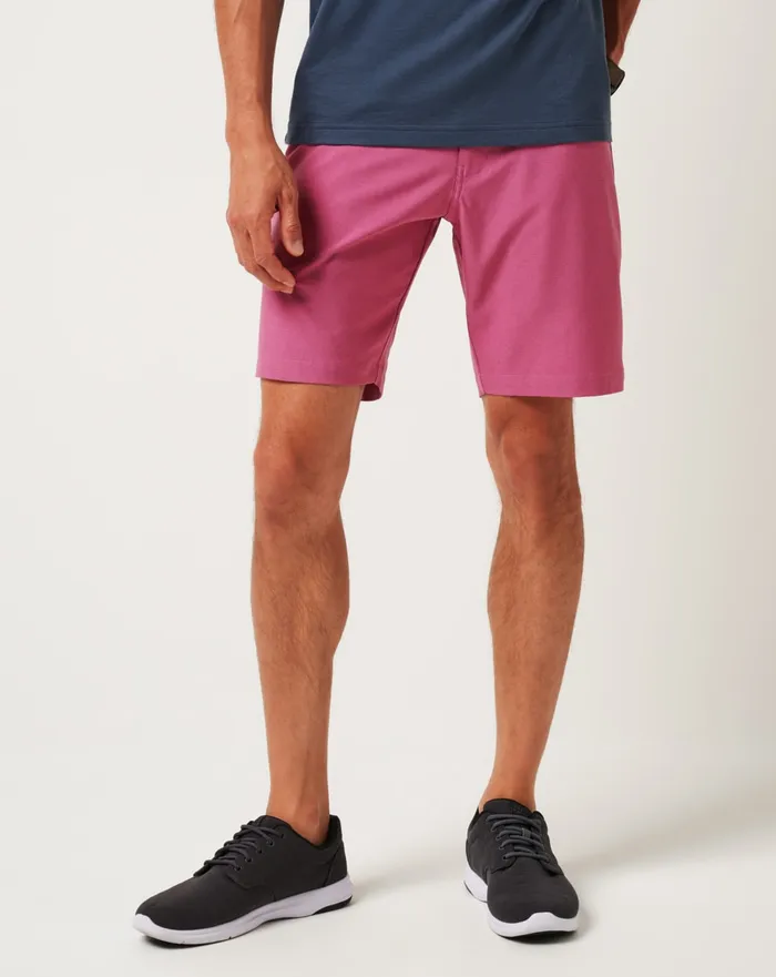 Men Shorts TravisMathew SAND HARBOR SHORT 9IN Rose Wine