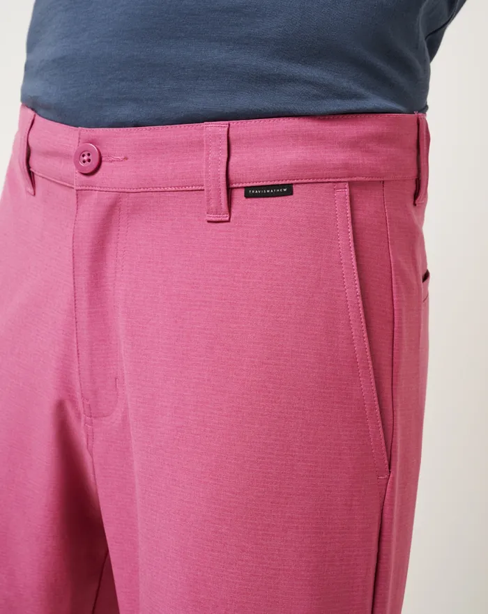 Men Shorts TravisMathew SAND HARBOR SHORT 9IN Rose Wine
