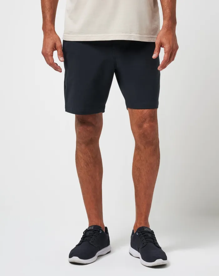 Men Shorts TravisMathew STRETCHKNIT SHORT 8IN Black