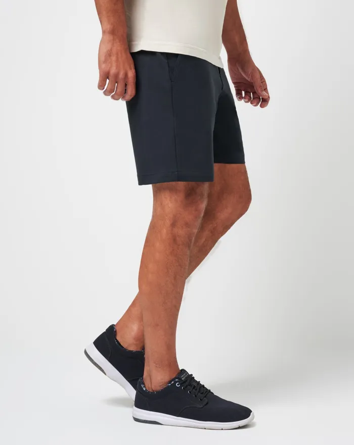 Men Shorts TravisMathew STRETCHKNIT SHORT 8IN Black