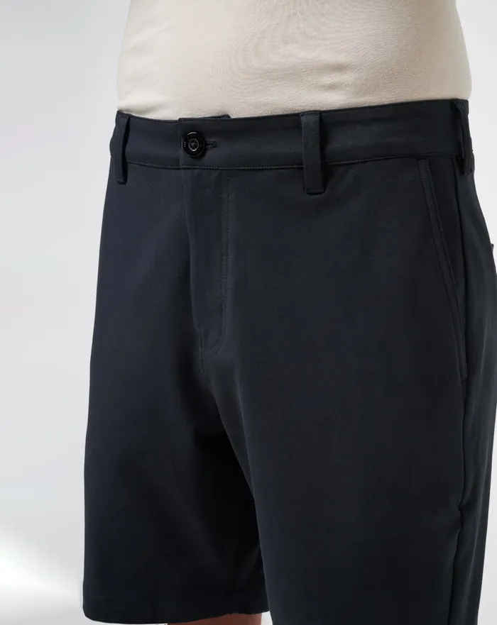 Men Shorts TravisMathew STRETCHKNIT SHORT 8IN Black