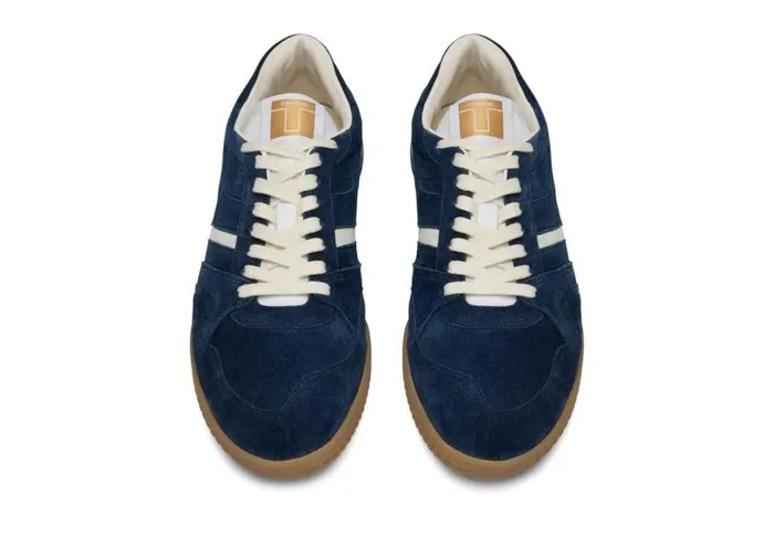 Men Sneakers Tom Ford Suede Jackson Sneaker Ultramarine Amber Men Sneakers Tom Ford Suede Jackson Sneaker Ultramarine Amber