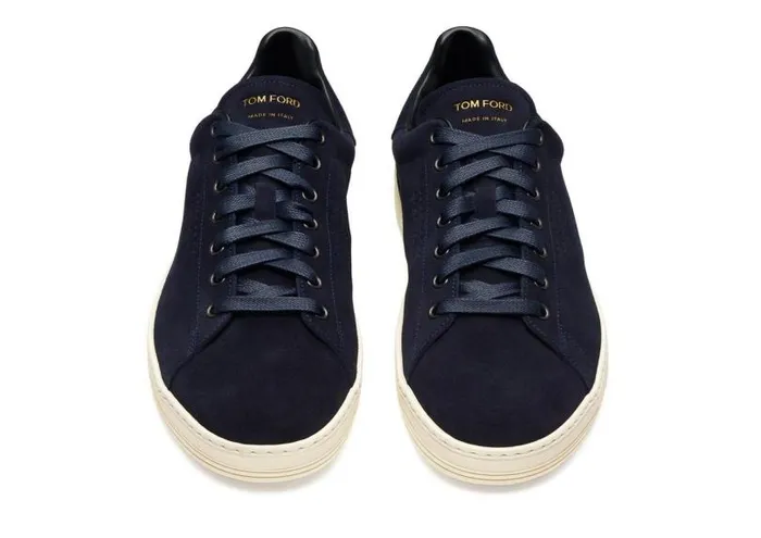 Men Sneakers Tom Ford Warwick Suede Sneaker Blue Men Sneakers Tom Ford Warwick Suede Sneaker Blue