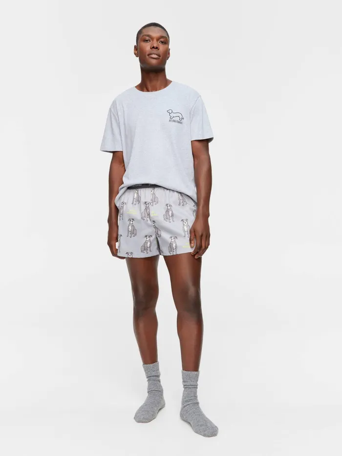 Men Staffy Boxer Short Multi Peter Alexander Shorts