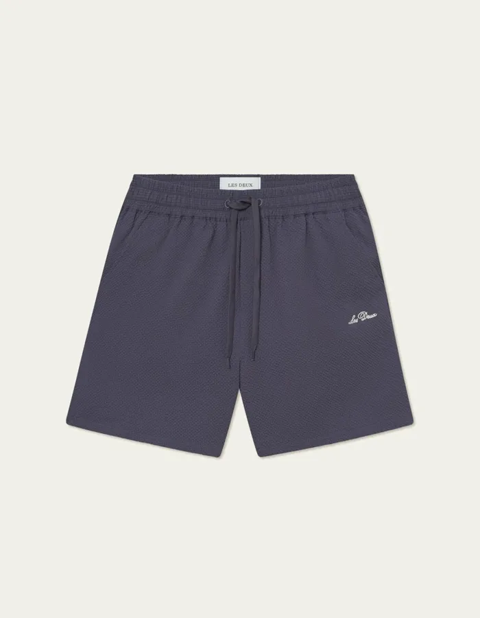Men Stan Seersucker Swim Shorts 20 8211 Graystone Les Deux Shorts