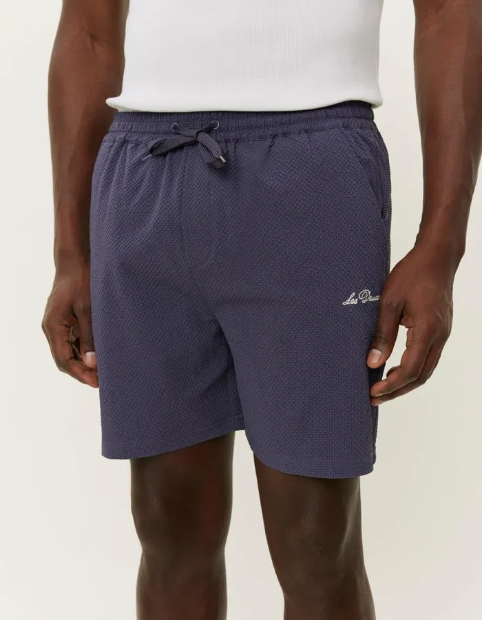 Men Stan Seersucker Swim Shorts 20 8211 Graystone Les Deux Shorts