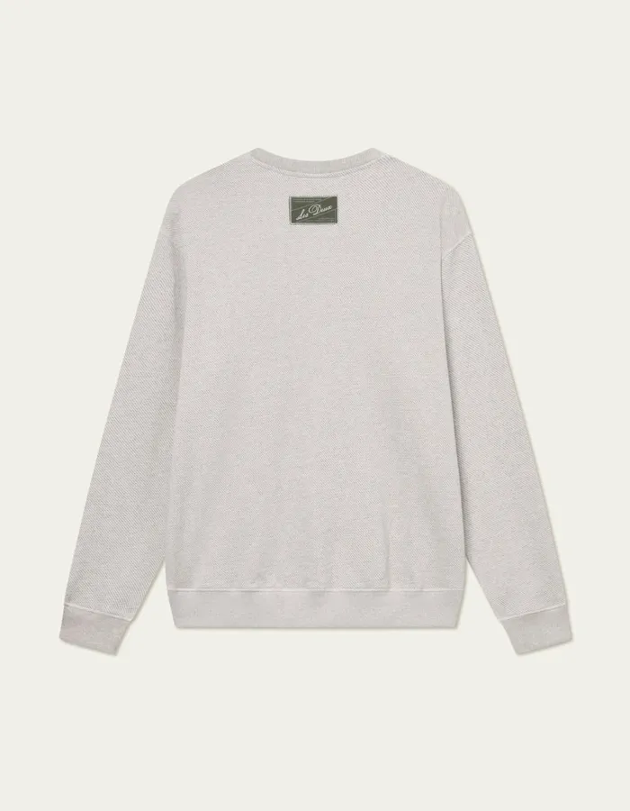 Men Sully Patch Sweatshirt 8211 Grey Melange Les Deux HoodiesSweatshirts