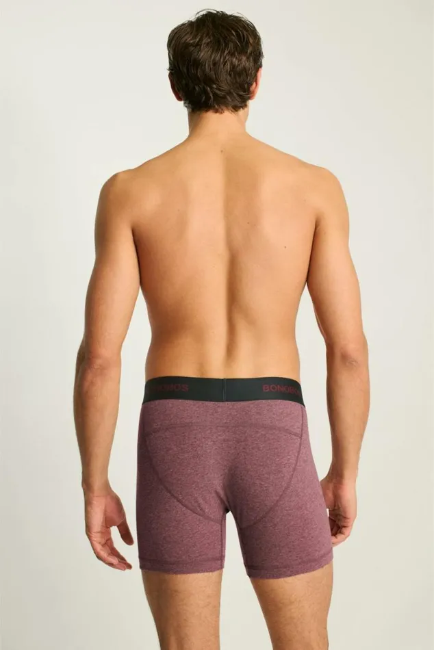 Men Supersoft Underwear Crushed Heather Cranberry Bonobos Socks and Underwear