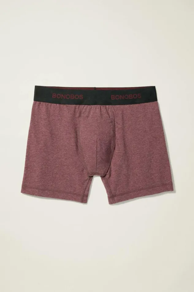 Men Supersoft Underwear Crushed Heather Cranberry Bonobos Socks and Underwear