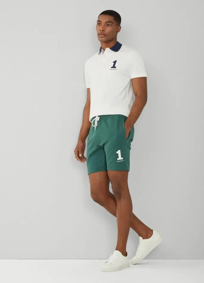 Men Sweatshirts Hackett London Classic Fit Heritage Shorts Green