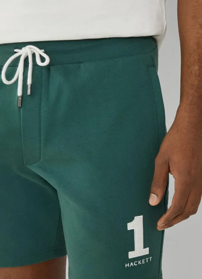 Men Sweatshirts Hackett London Classic Fit Heritage Shorts Green