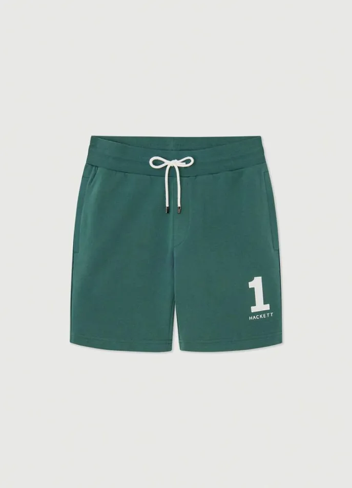 Men Sweatshirts Hackett London Classic Fit Heritage Shorts Green