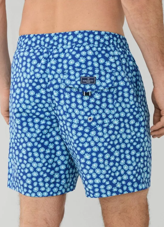 Men Swimwear Hackett London Daisy Swim Shorts Blue