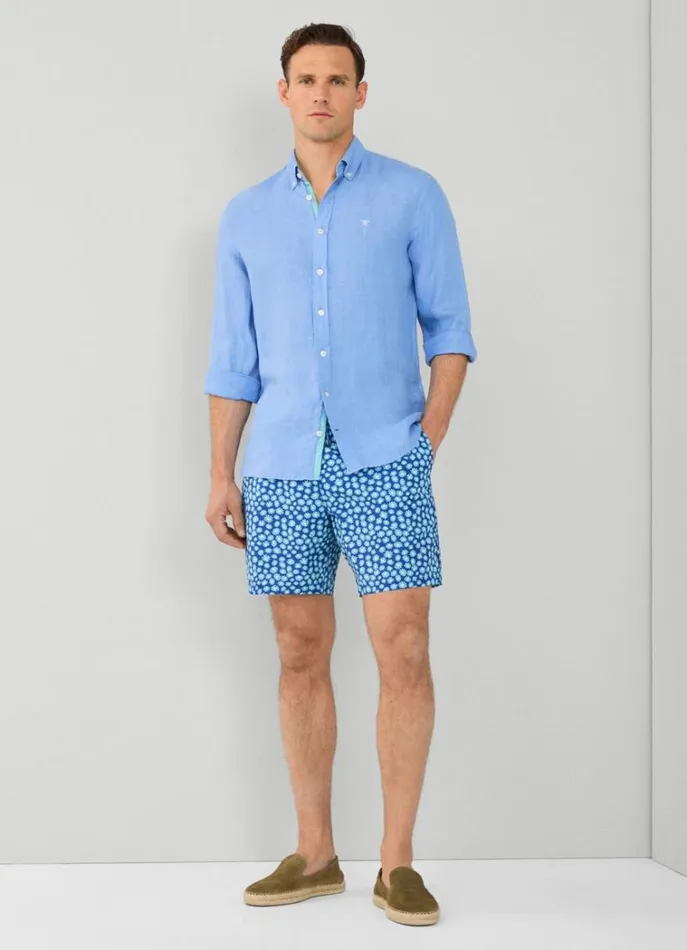 Men Swimwear Hackett London Daisy Swim Shorts Blue