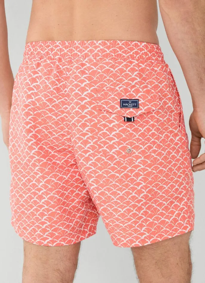 Men Swimwear Hackett London Shell Swim Shorts Orange