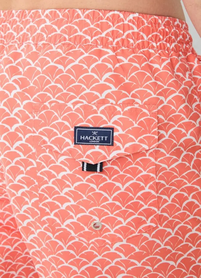Men Swimwear Hackett London Shell Swim Shorts Orange