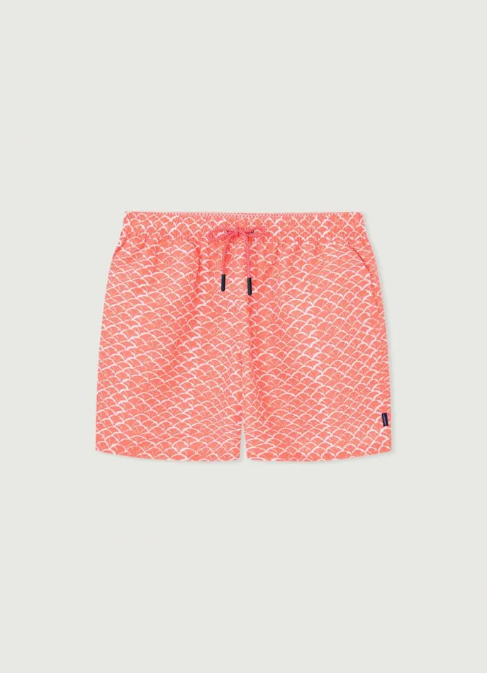 Men Swimwear Hackett London Shell Swim Shorts Orange