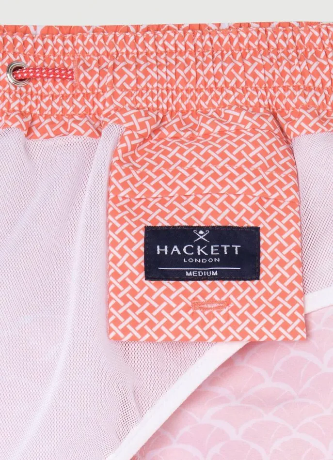 Men Swimwear Hackett London Shell Swim Shorts Orange