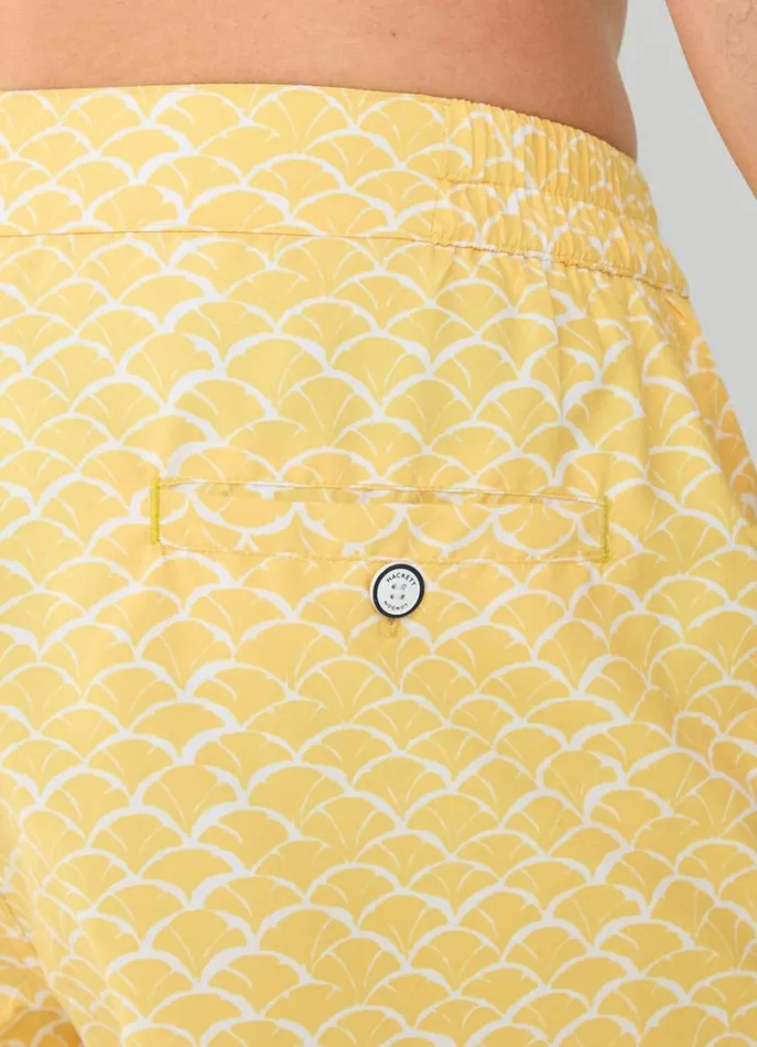 Men Swimwear Hackett London Shell Swim Shorts Yellow