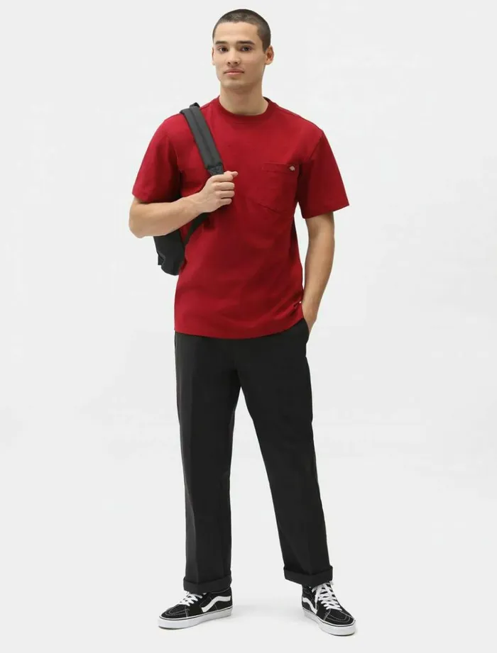 Men TShirts Dickies Porterdale TShirt Bikg Red