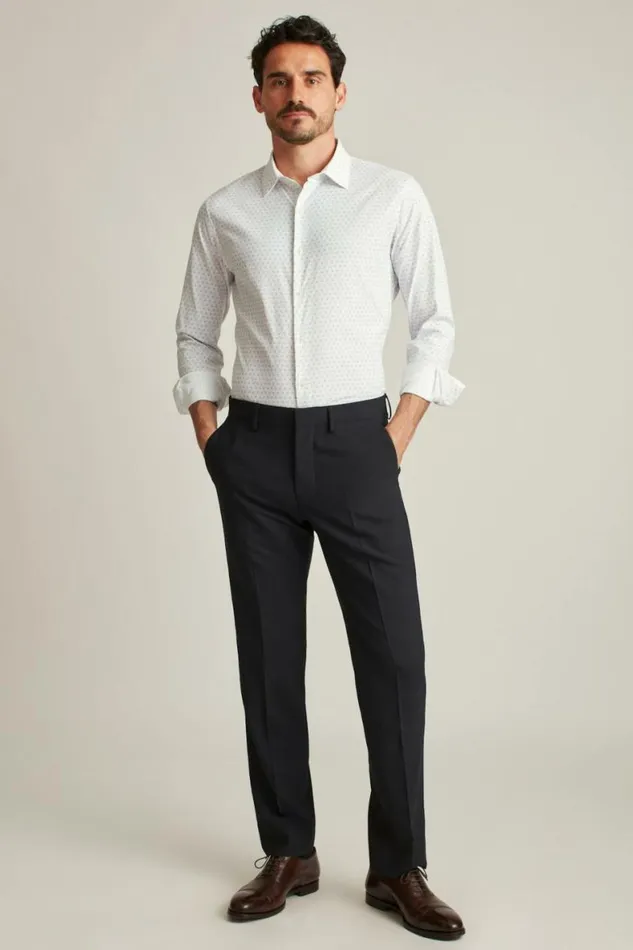 Men Tech Button Down Shirt White Lake Geo Bonobos Business Casual Shirts
