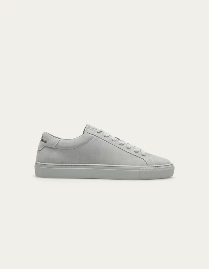 Men Teddy Suede Sneaker 8211 Feather Grey Les Deux Shoes