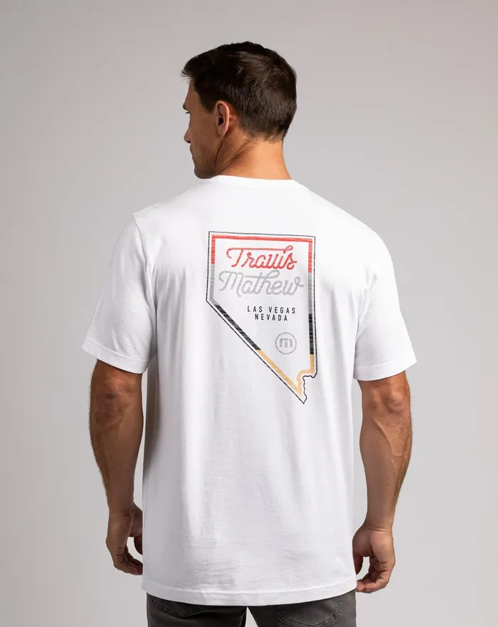 Men Tees TravisMathew BUFFET STYLE TEE White