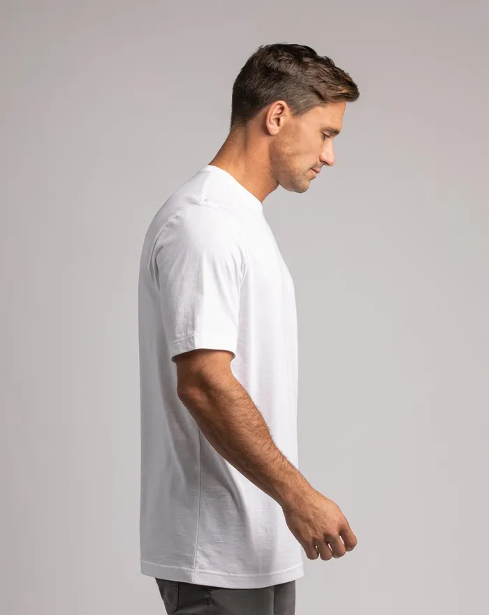 Men Tees TravisMathew BUFFET STYLE TEE White