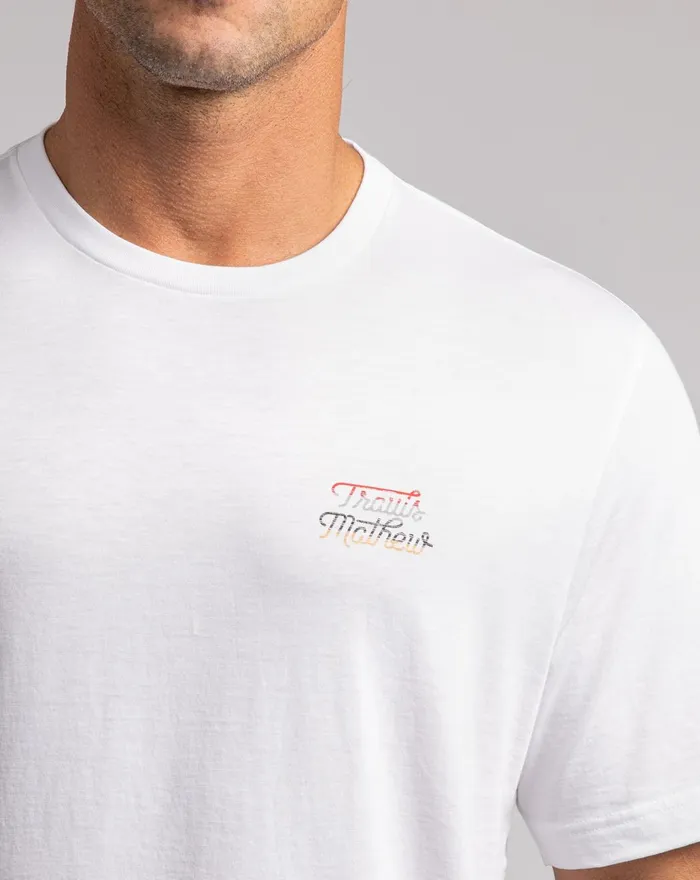 Men Tees TravisMathew BUFFET STYLE TEE White