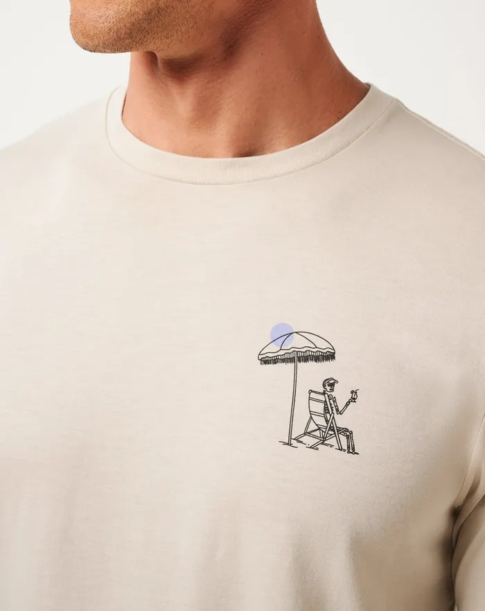 Men Tees TravisMathew LOST VACATION TEE Italian Sand