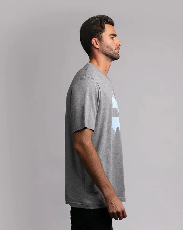 Men Tees TravisMathew THE CASEY TEE Heather Grey