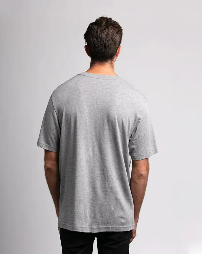 Men Tees TravisMathew THE CASEY TEE Heather Grey
