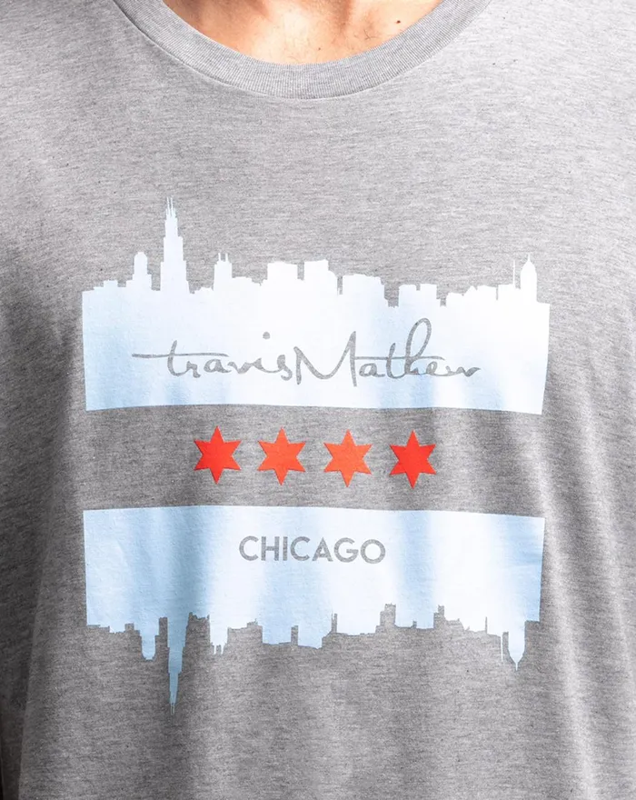 Men Tees TravisMathew THE CASEY TEE Heather Grey