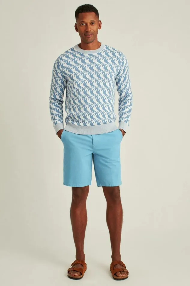 Men The Chino Short 20 Adriatic Blue Bonobos Chino Shorts