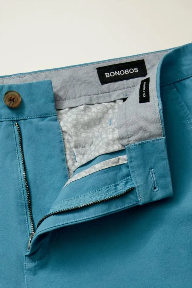 Men The Chino Short 20 Adriatic Blue Bonobos Chino Shorts