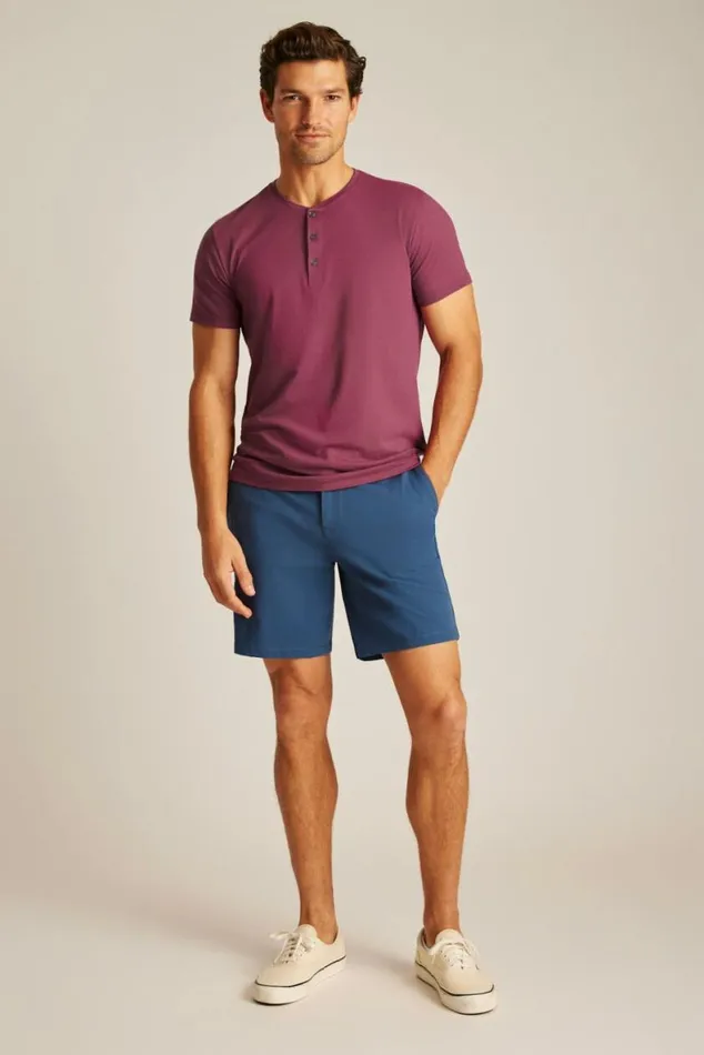 Men The Chino Short 20 Naval Blue Bonobos Chino Shorts